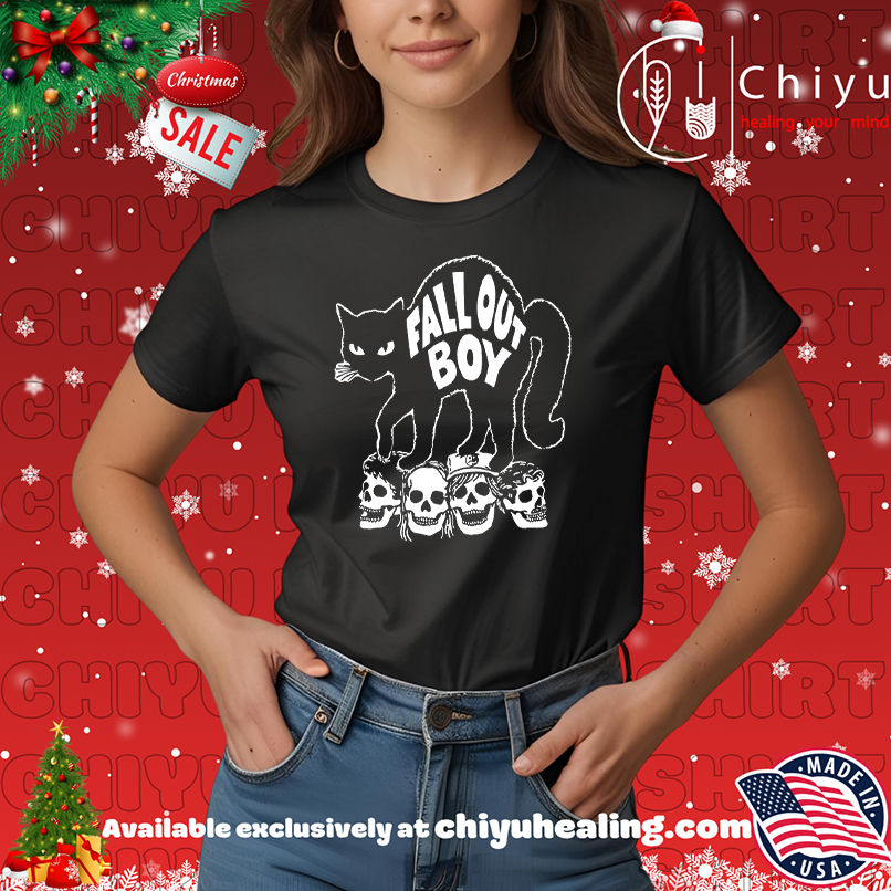 Black Cat Fall Out Boy Shirt, Hoodie, Sweatshirt, Poster Canvas, Mug, Ornaments