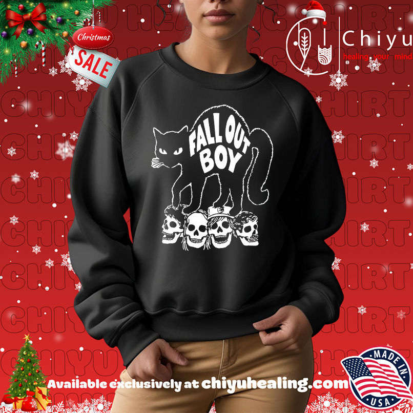 Black Cat Fall Out Boy Shirt Black Cat Fall Out Boy Shirt