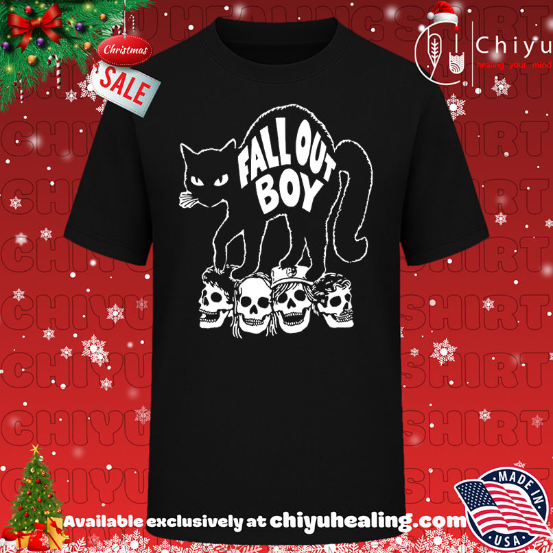 Black Cat Fall Out Boy Shirt, Hoodie, Sweatshirt, Poster Canvas, Mug, Ornaments