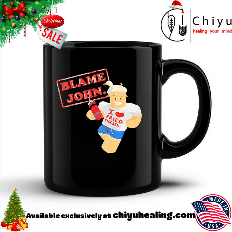 Blame John Lego I Love Fried Chicken shirt, Hoodie, Sweatshirt, Poster Canvas, Mug, Ornaments