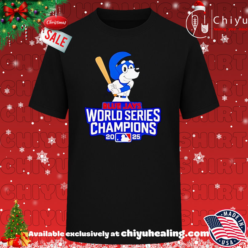 Bluey Blue Jays World Series Champions 2025 T-shirt, Hoodie, Sweatshirt, Poster Canvas, Mug, Ornaments