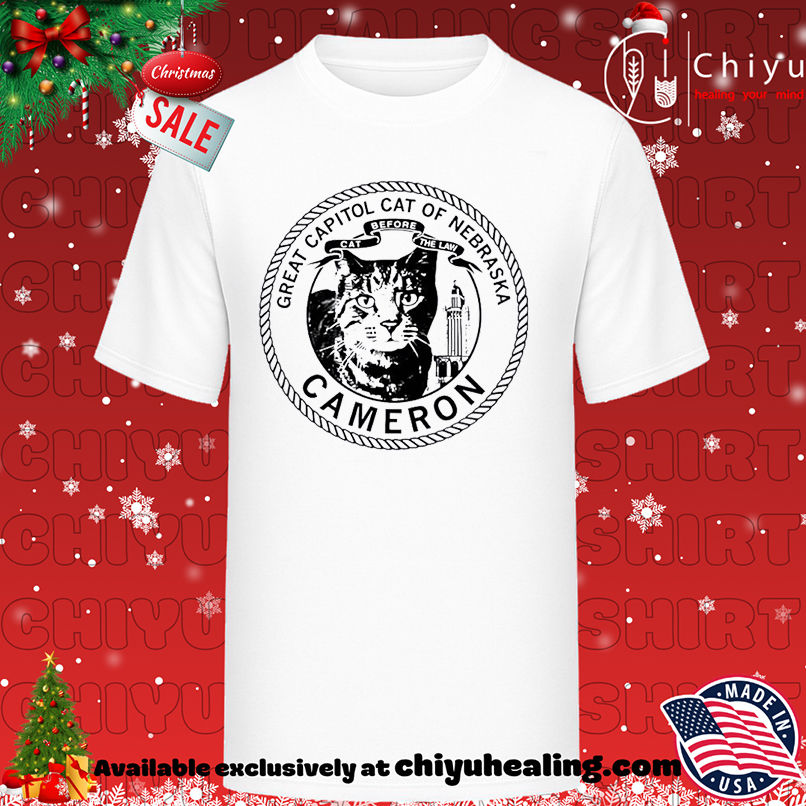Cameron Great Capitol Cat Of Nebraska T-shirt, Hoodie, Sweatshirt, Poster Canvas, Mug, Ornaments