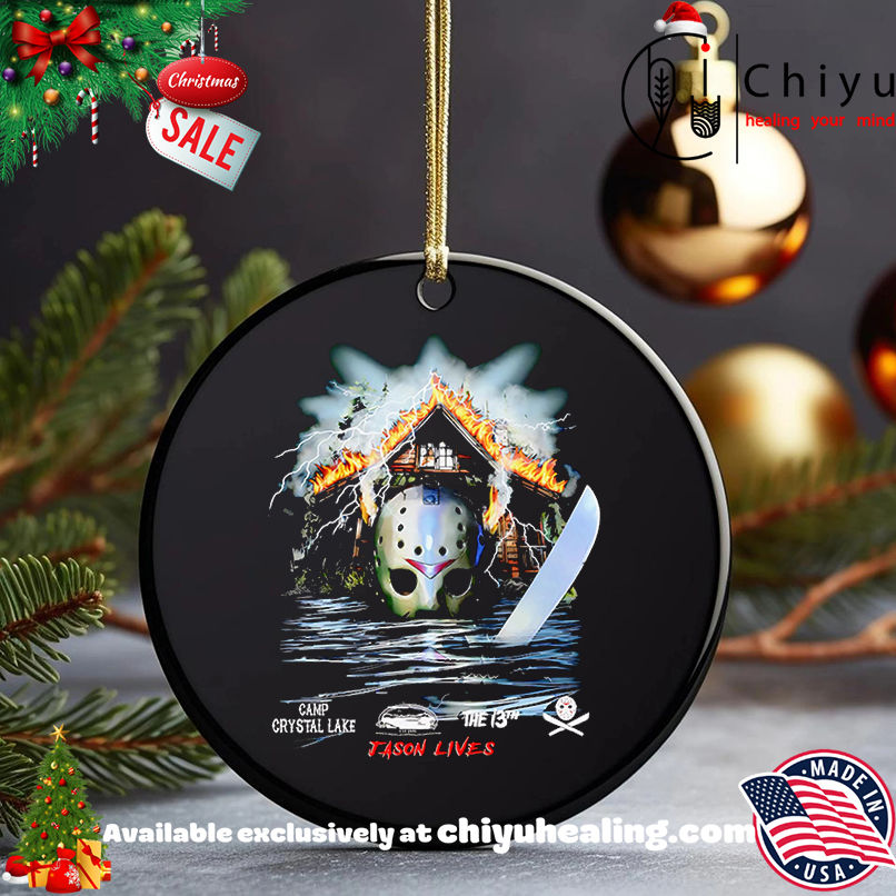 Camp Crystal Lake Jason Lives shirt, Hoodie, Sweatshirt, Poster Canvas, Mug, Ornaments