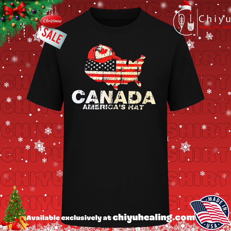 Canada America's Hat retro shirt, Hoodie, Sweatshirt, Poster Canvas, Mug, Ornaments