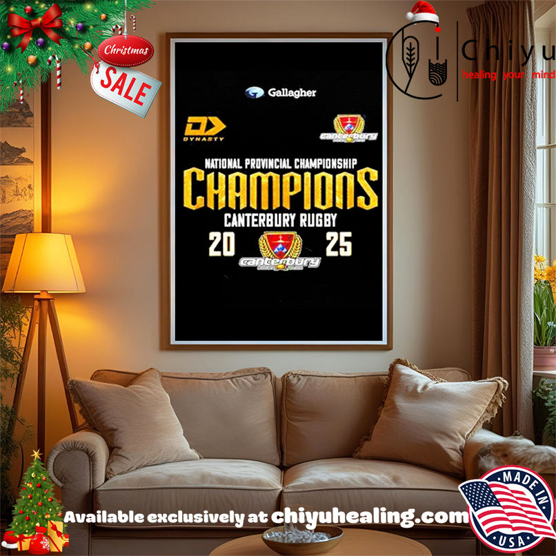 Canterbury Bunnings NPC Champions 2025 shirt, Hoodie, Sweatshirt, Poster Canvas, Mug, Ornaments