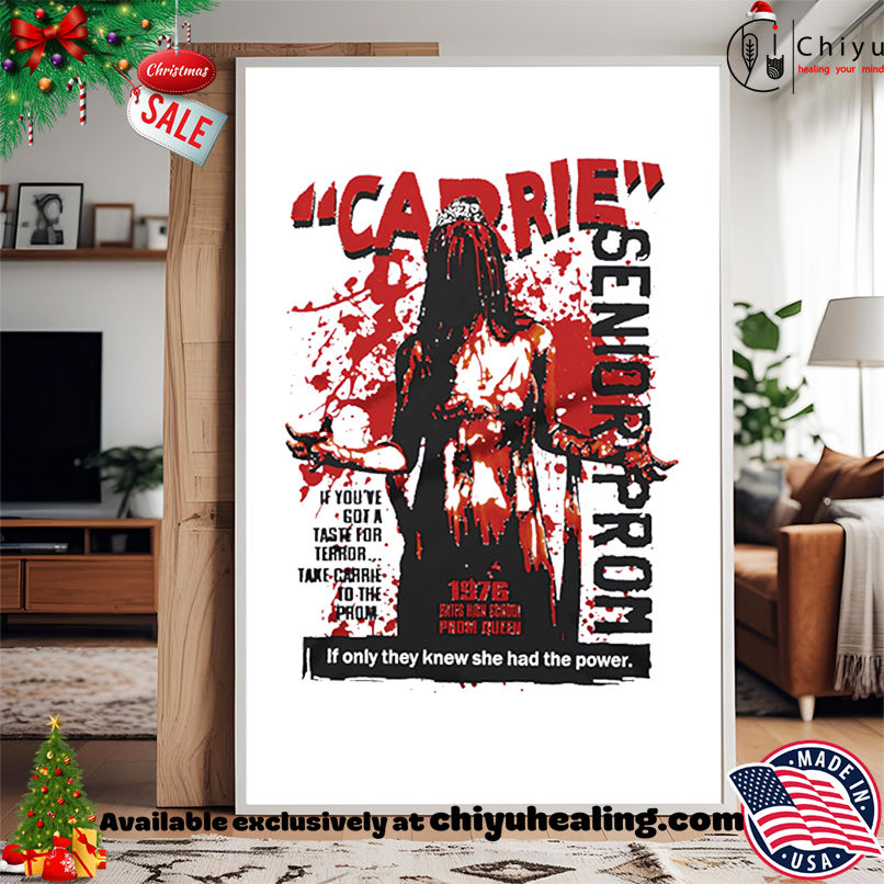 Carrie Senior Prom Shirt, Hoodie, Sweatshirt, Poster Canvas, Mug, Ornaments