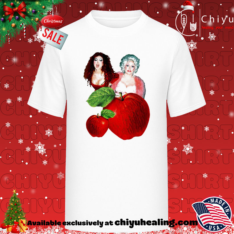 Chappell Roan and Dolly Parton apple graphic shirt, Hoodie, Sweatshirt, Poster Canvas, Mug, Ornaments