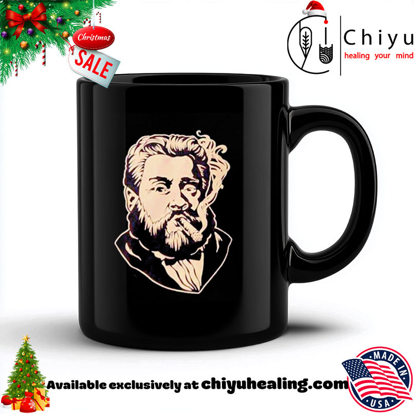 Charles Spurgeon Smoking a Cigar Standard shirt, Hoodie, Sweatshirt, Poster Canvas, Mug, Ornaments