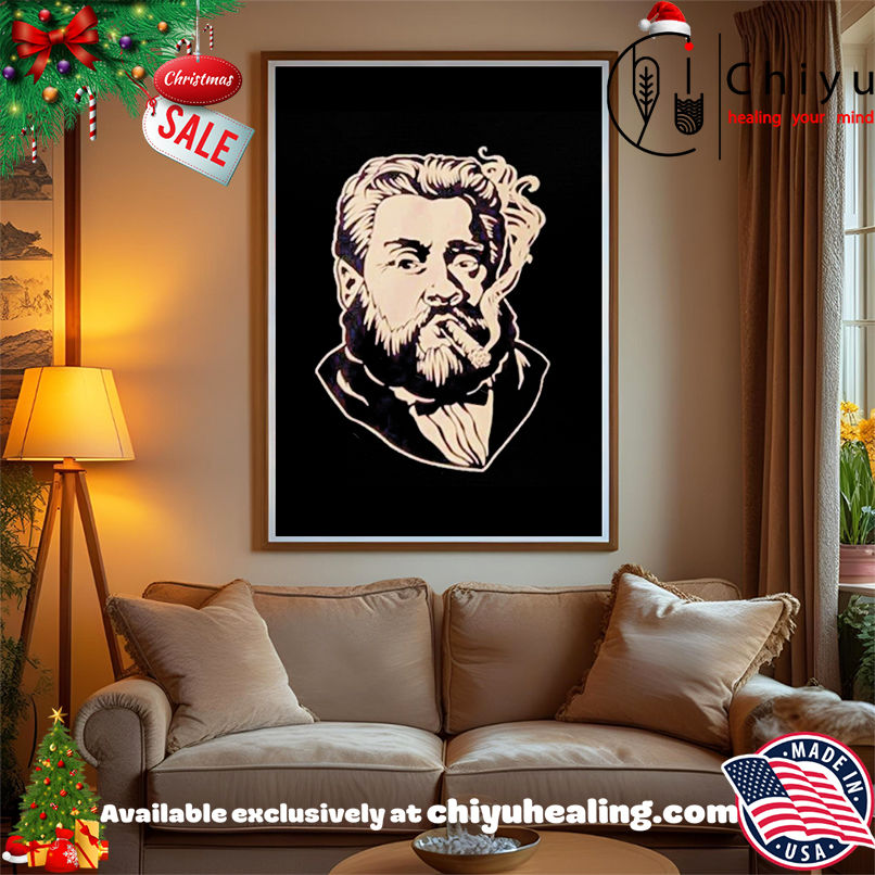 Charles Spurgeon Smoking a Cigar Standard shirt, Hoodie, Sweatshirt, Poster Canvas, Mug, Ornaments