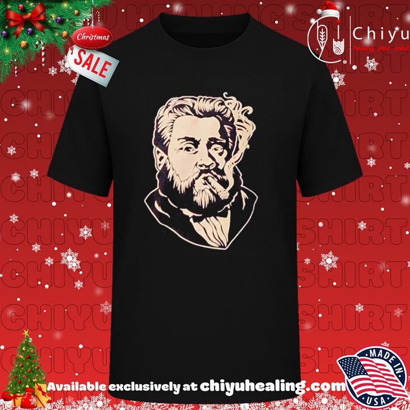 Charles Spurgeon Smoking a Cigar Standard shirt, Hoodie, Sweatshirt, Poster Canvas, Mug, Ornaments