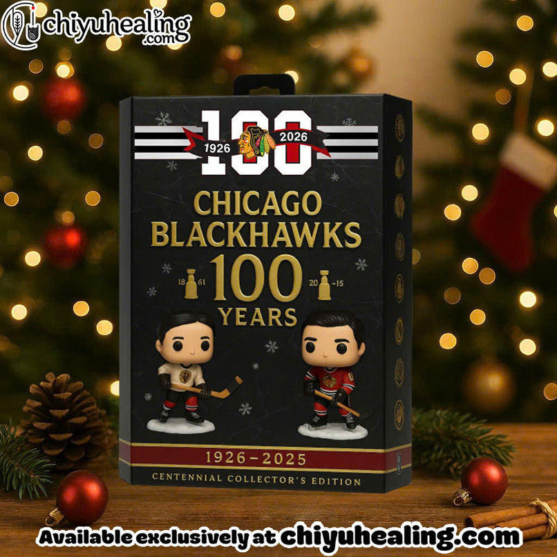 Chicago Blackhawks Advent Calendar, Christmas Countdown Advent Calendar Gift Box with 24 Acrylic Ornaments