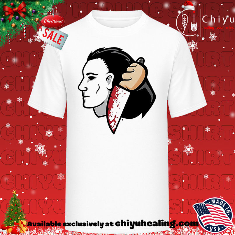 Chicago Blackhawks x Michael Myers Halloween logo shirt, Hoodie, Sweatshirt, Poster Canvas, Mug, Ornaments