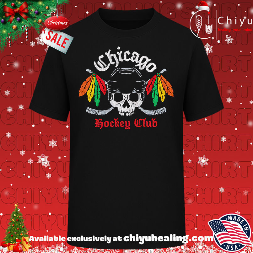Chicago Hockey Club Skull shirt, Hoodie, Sweatshirt, Poster Canvas, Mug, Ornaments