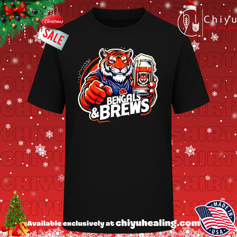 Cincinnati Bengals Bengals And Brews Mascot T-shirt, Hoodie, Sweatshirt, Poster Canvas, Mug, Ornaments