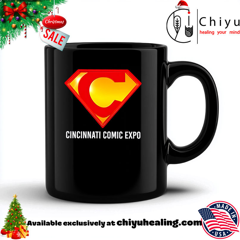 Cincinnati Comic Expo logo C Superman shirt, Hoodie, Sweatshirt, Poster Canvas, Mug, Ornaments