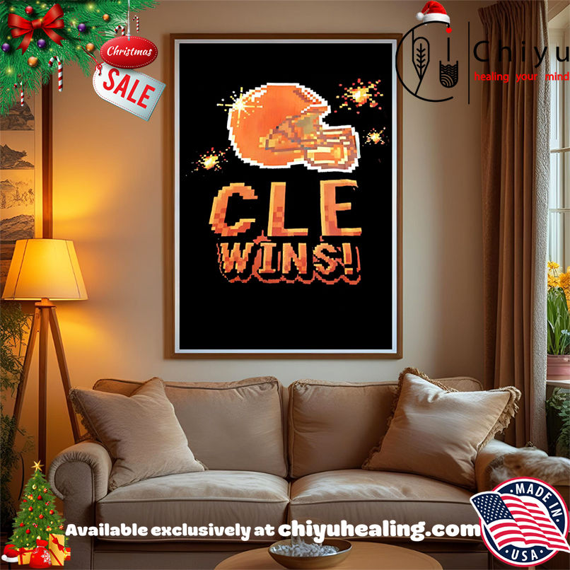 Cleveland Browns Helmet CLE Wins shirt, Hoodie, Sweatshirt, Poster Canvas, Mug, Ornaments