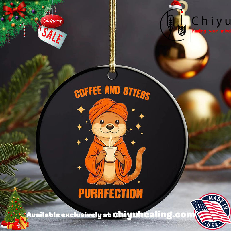 Coffee And Otters Purrfection halloween shirt, Hoodie, Sweatshirt, Poster Canvas, Mug, Ornaments
