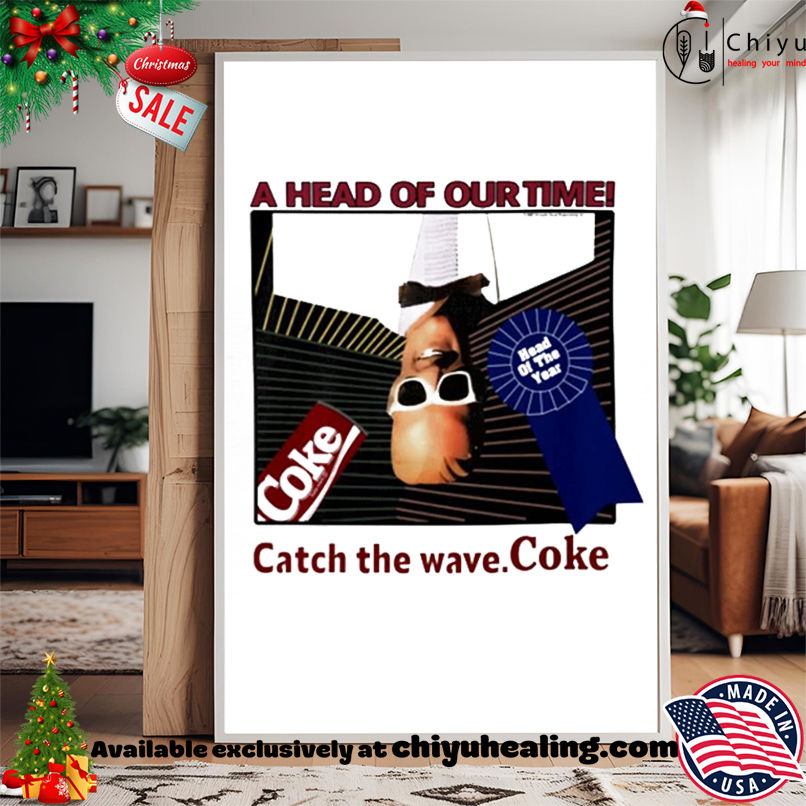 Coke Max Headroom Catch The Wave Coke shirt, Hoodie, Sweatshirt, Poster Canvas, Mug, Ornaments