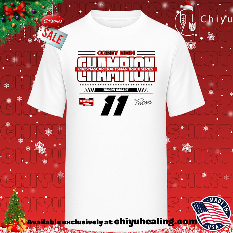 Corey Heim 2025 Nascar Craftsman Truck Series Champion shirt, Hoodie, Sweatshirt, Poster Canvas, Mug, Ornaments