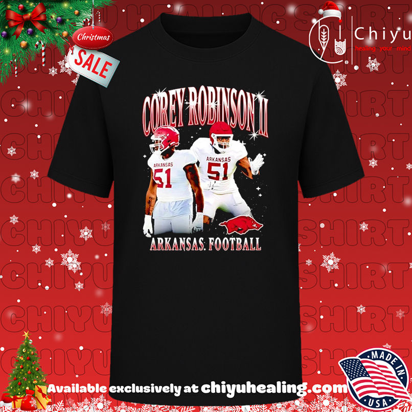 Corey Robinson Arkansas Football Retro T-shirt, Hoodie, Sweatshirt, Poster Canvas, Mug, Ornaments
