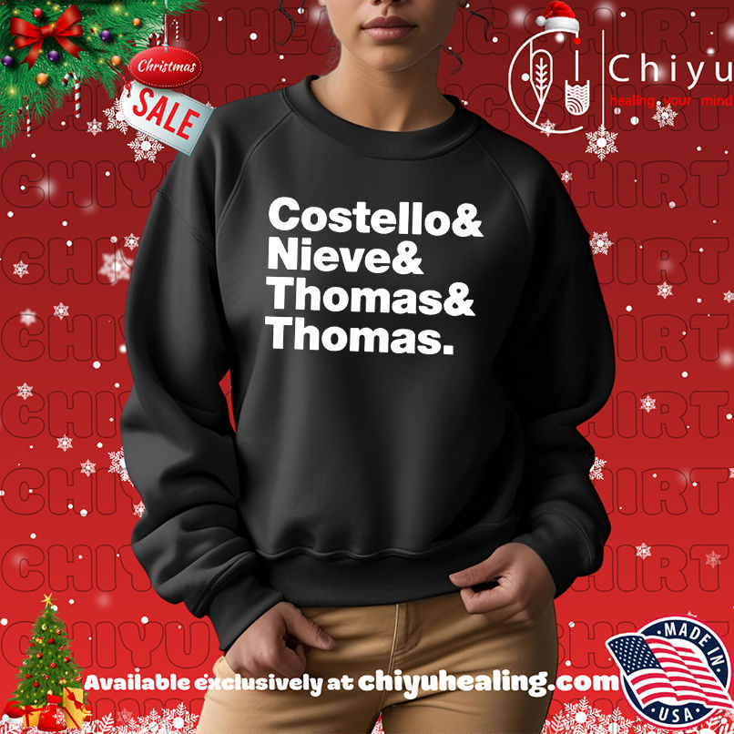 Costello and Nieve and Thomas and Thomas T-shirt Costello and Nieve and Thomas and Thomas T-shirt
