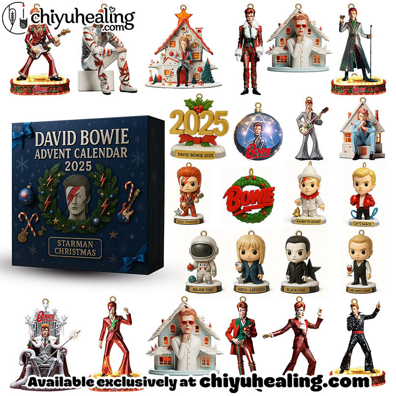 DVB ADVENT CALENDAR 2025 CHRISTMAS GIFT, CHRISTMAS IDEA, Christmas Countdown Advent Calendar Gift Box with 24 Acrylic Ornaments