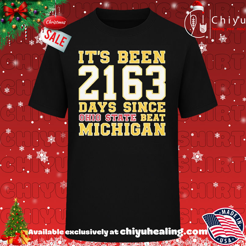 Dave Portnoy It's Been 2163 Days Since Ohio State Beat Michigan Shirt, Hoodie, Sweatshirt, Poster Canvas, Mug, Ornaments