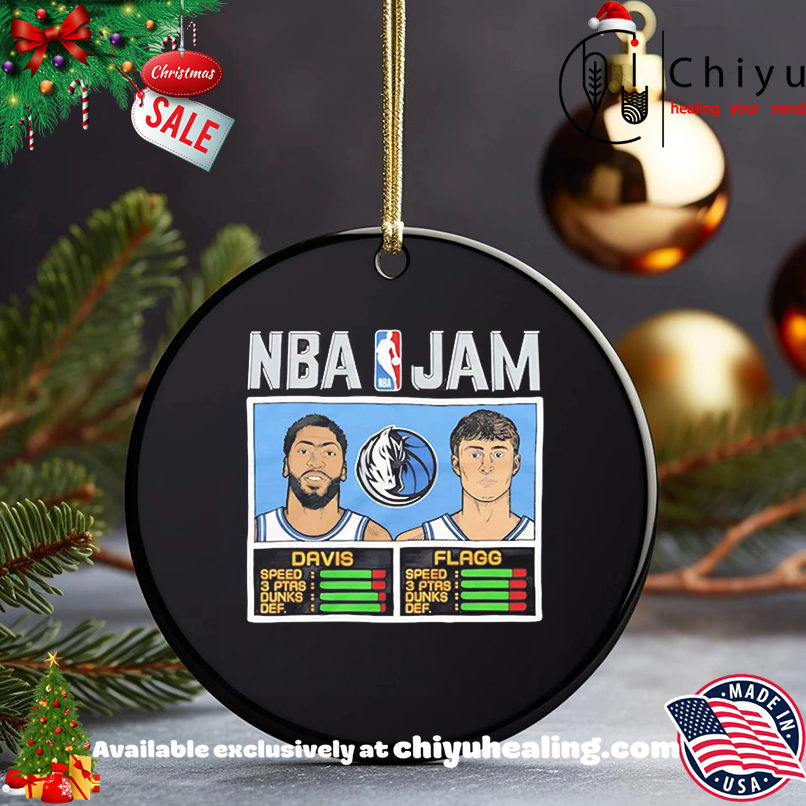 Davis And Flagg NBA Jam Mavericks shirt, Hoodie, Sweatshirt, Poster Canvas, Mug, Ornaments