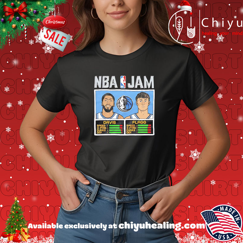 Davis And Flagg NBA Jam Mavericks shirt, Hoodie, Sweatshirt, Poster Canvas, Mug, Ornaments