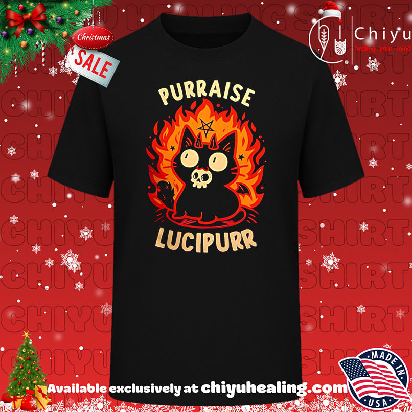 Demon Cat Lucipurr fire halloween shirt, Hoodie, Sweatshirt, Poster Canvas, Mug, Ornaments