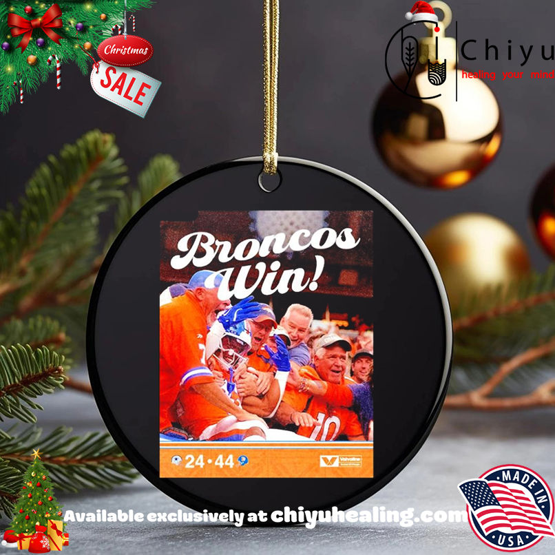 Denver Broncos win poster shirt, Hoodie, Sweatshirt, Poster Canvas, Mug, Ornaments