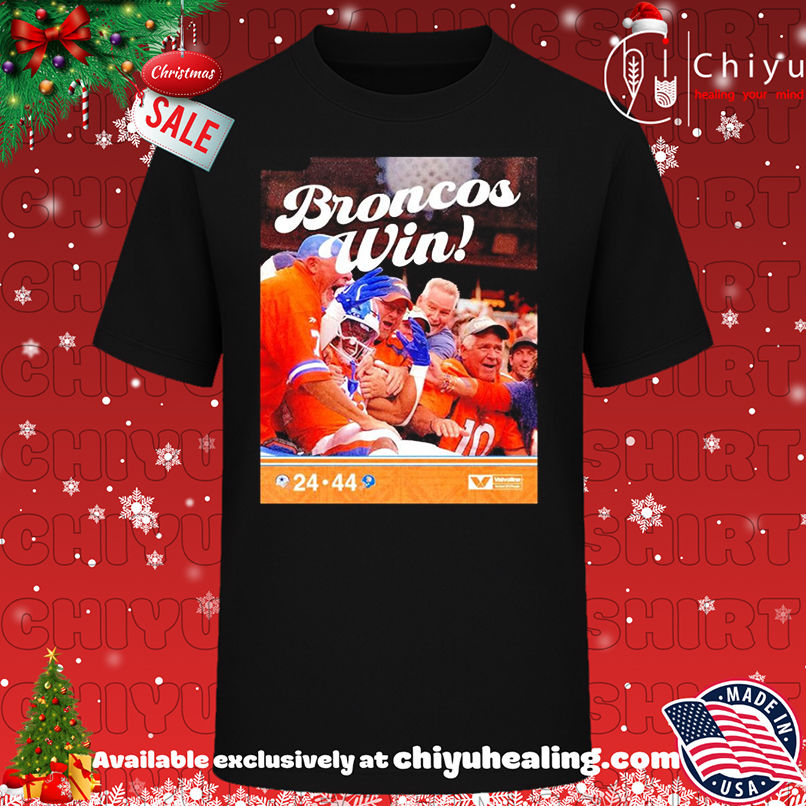 Denver Broncos win poster shirt, Hoodie, Sweatshirt, Poster Canvas, Mug, Ornaments