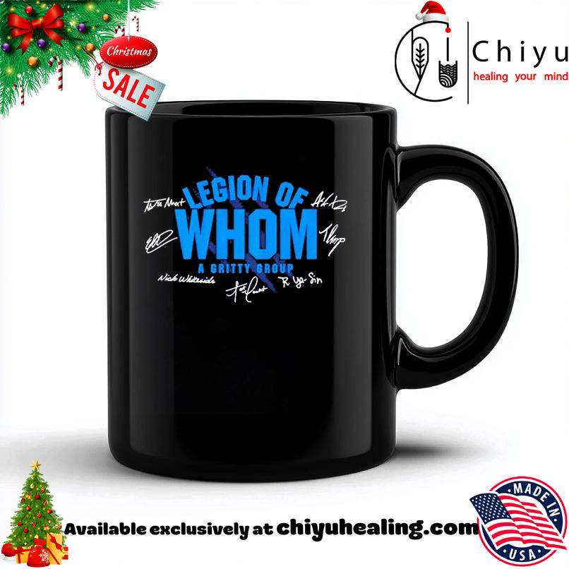 Detroit Lions Legion of Whom a Gritty Group signature shirt, Hoodie, Sweatshirt, Poster Canvas, Mug, Ornaments