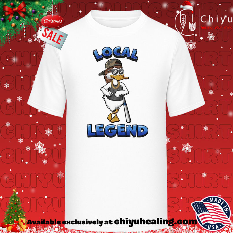Duck Baseball Local Legend mascot shirt, Hoodie, Sweatshirt, Poster Canvas, Mug, Ornaments