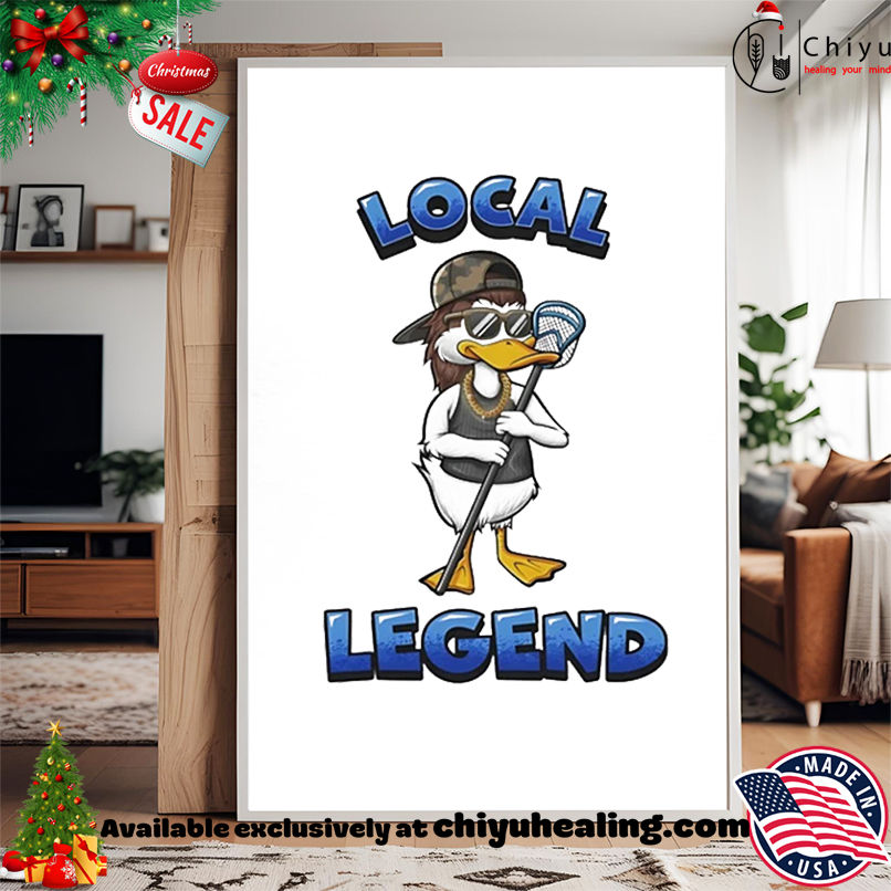 Duck Lacrosse Local Legend mascot shirt Duck Lacrosse Local Legend mascot shirt