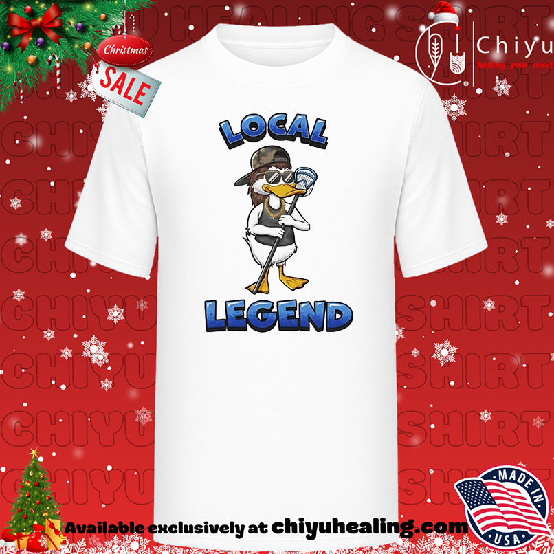 Duck Lacrosse Local Legend mascot shirt, Hoodie, Sweatshirt, Poster Canvas, Mug, Ornaments