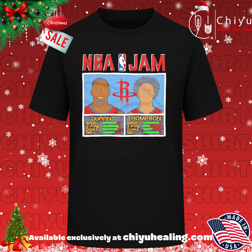 Durant And Thompson NBA Jam Rockets shirt, Hoodie, Sweatshirt, Poster Canvas, Mug, Ornaments