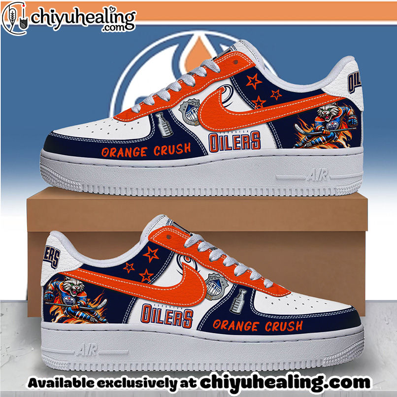 Edmonton Oilers Air Low-Top Sneakers Shoes For Men And Women