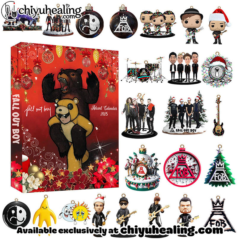 FOB Premium Advent Calendar 2025 CHRISTMAS GIFT, CHRISTMAS IDEA, Christmas Countdown Advent Calendar Gift Box with 24 Acrylic Ornaments