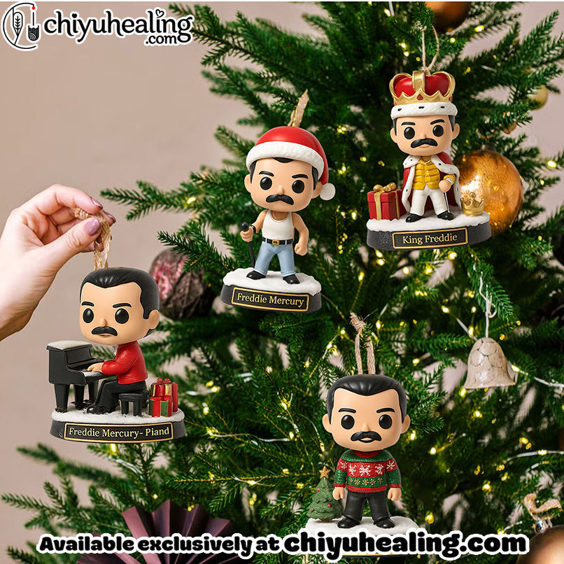 FRED ADVENT CALENDAR 2025 CHRISTMAS GIFT, CHRISTMAS IDEA, Christmas Countdown Advent Calendar Gift Box with 24 Acrylic Ornaments