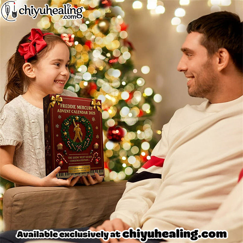 FRED ADVENT CALENDAR 2025 CHRISTMAS GIFT, CHRISTMAS IDEA, Christmas Countdown Advent Calendar Gift Box with 24 Acrylic Ornaments