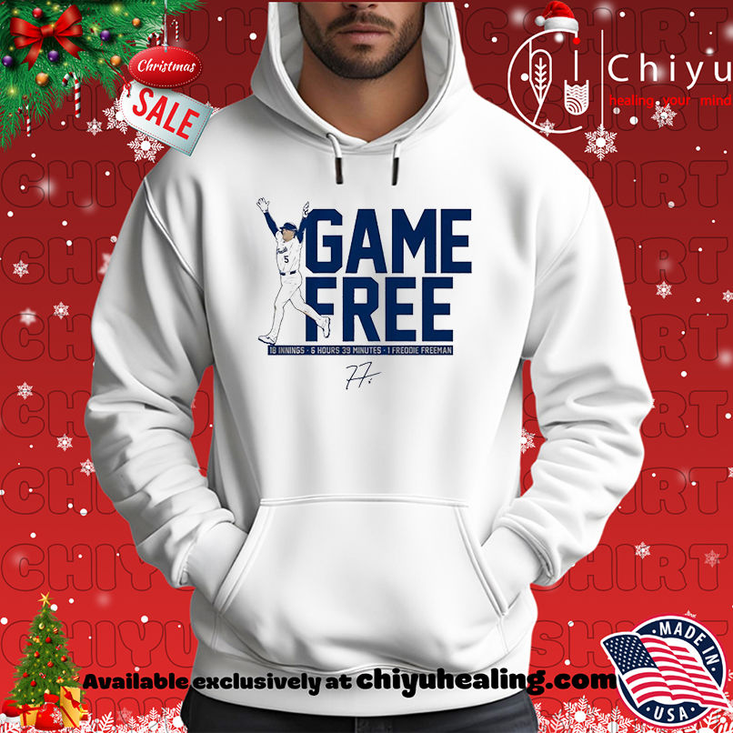 Freddie Freeman LA Dodgers Game Free signature shirt Freddie Freeman LA Dodgers Game Free signature shirt