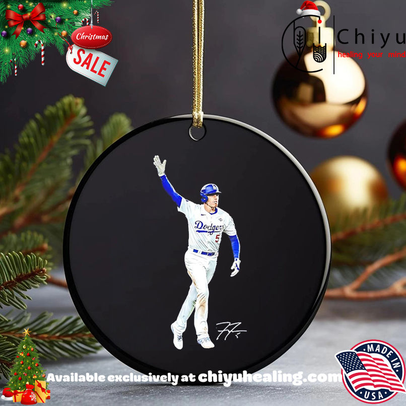 Freddie Freeman Los Angeles Dodgers Walk Off Signature shirt, Hoodie, Sweatshirt, Poster Canvas, Mug, Ornaments