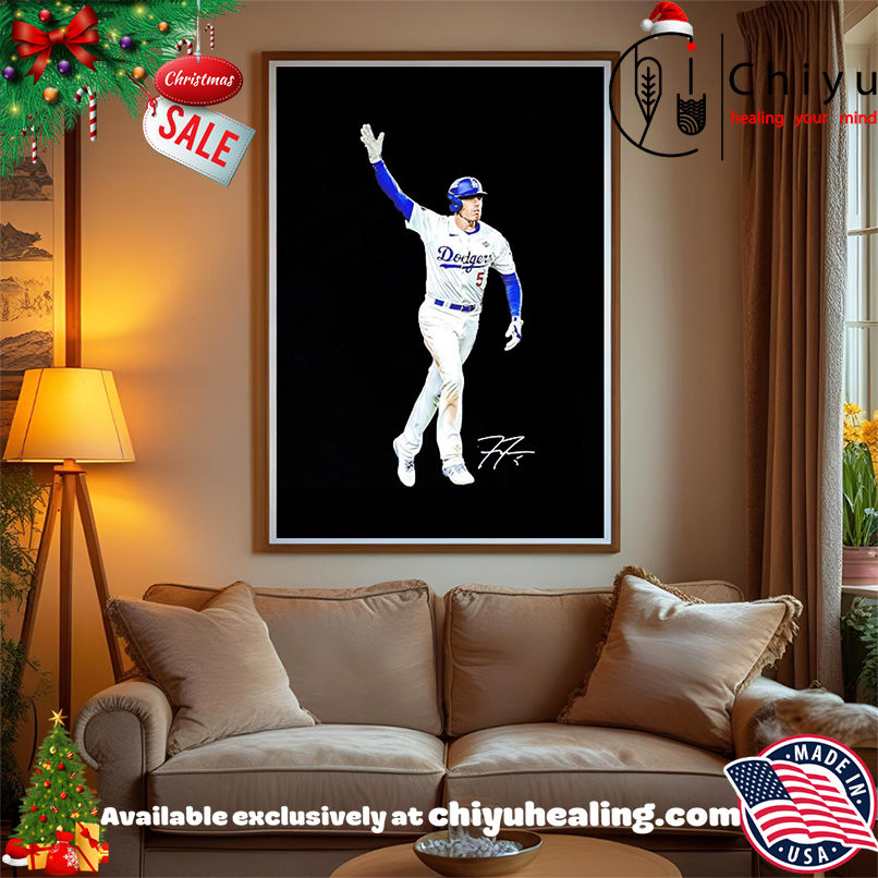 Freddie Freeman Los Angeles Dodgers Walk Off Signature shirt, Hoodie, Sweatshirt, Poster Canvas, Mug, Ornaments