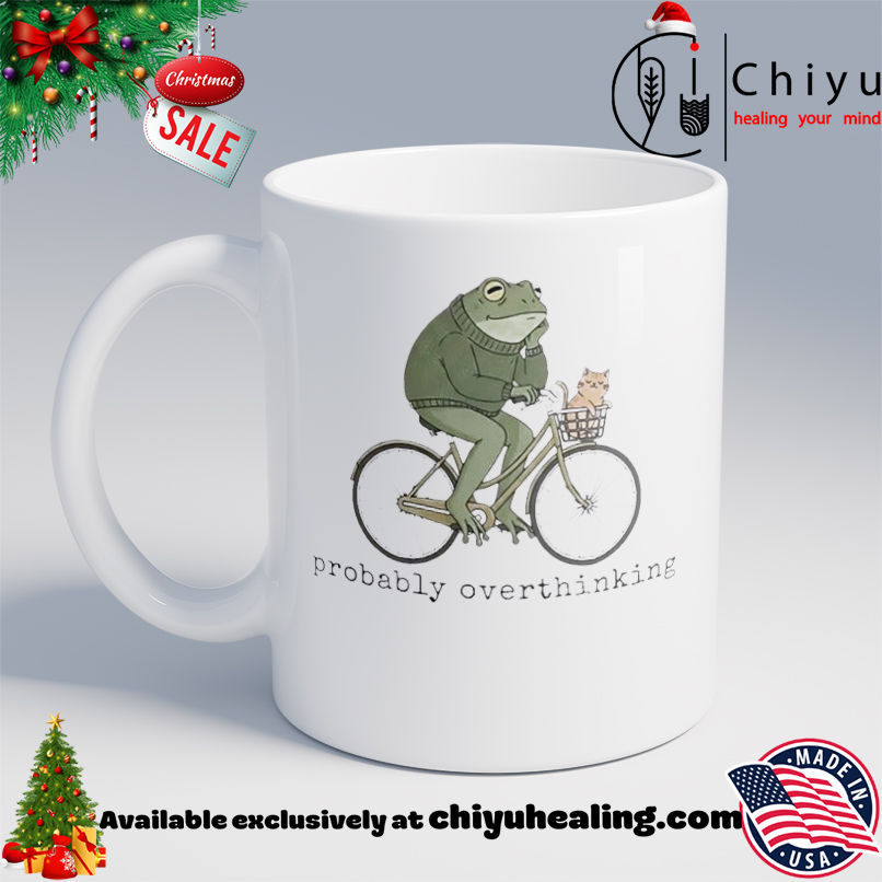 Frog Riding A Bike With Cat Probably Overthinking Funny Meme T-shirt, Hoodie, Sweatshirt, Poster Canvas, Mug, Ornaments 6 Frog Riding A Bike With Cat Probably Overthinking Funny Meme T-shirt, Hoodie, Sweatshirt, Poster Canvas, Mug, Ornaments