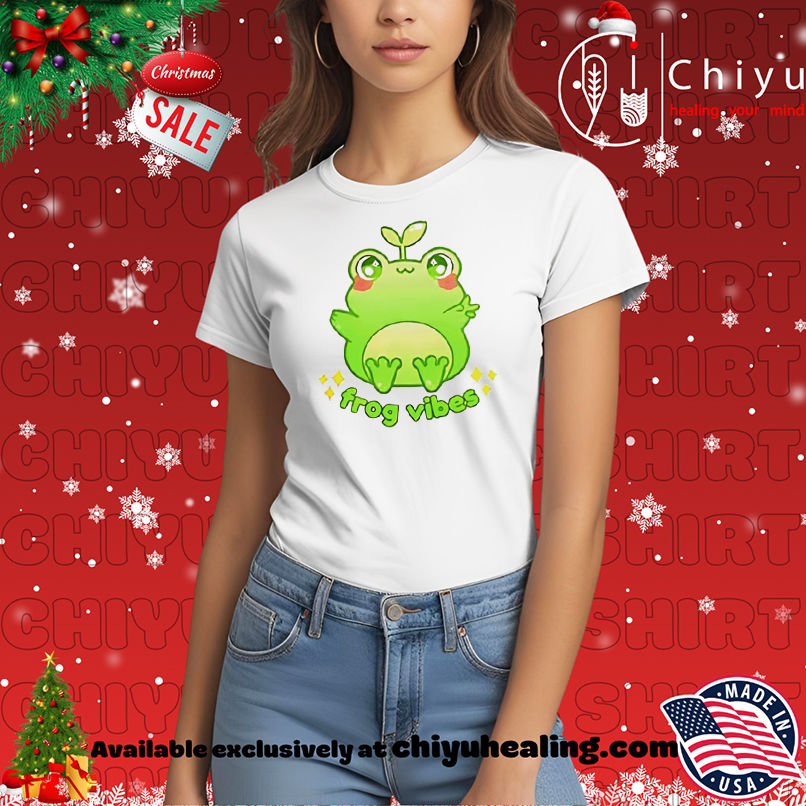 Frog Vibes cute shirt, Hoodie, Sweatshirt, Poster Canvas, Mug, Ornaments