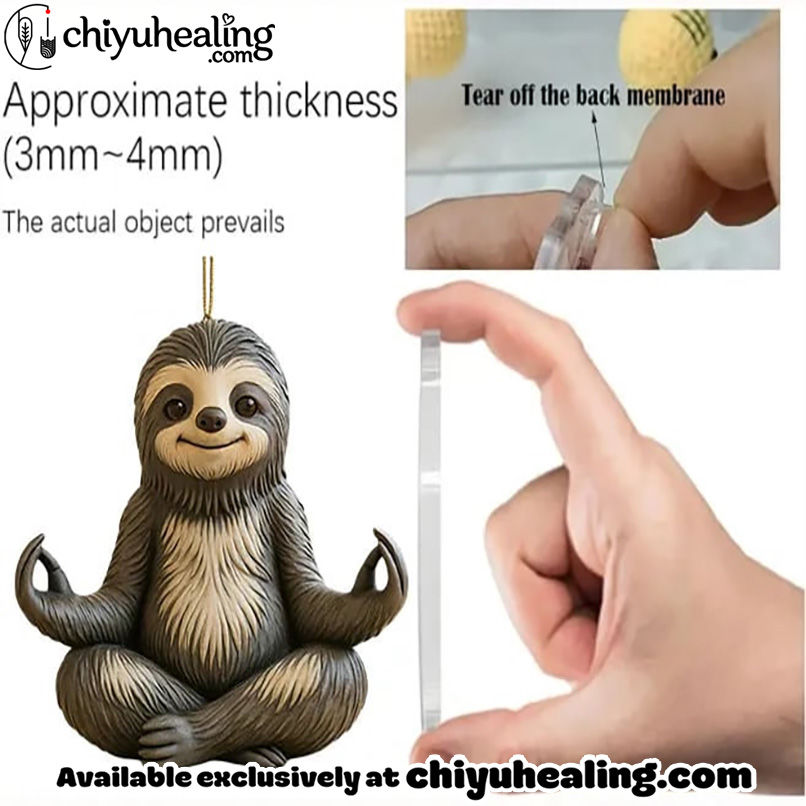 Fun Sloth Advent Calendar 2025, Christmas Countdown Advent Calendar Gift Box with 24 Acrylic Ornaments 3 Fun Sloth Advent Calendar 2025, Christmas Countdown Advent Calendar Gift Box with 24 Acrylic Ornaments