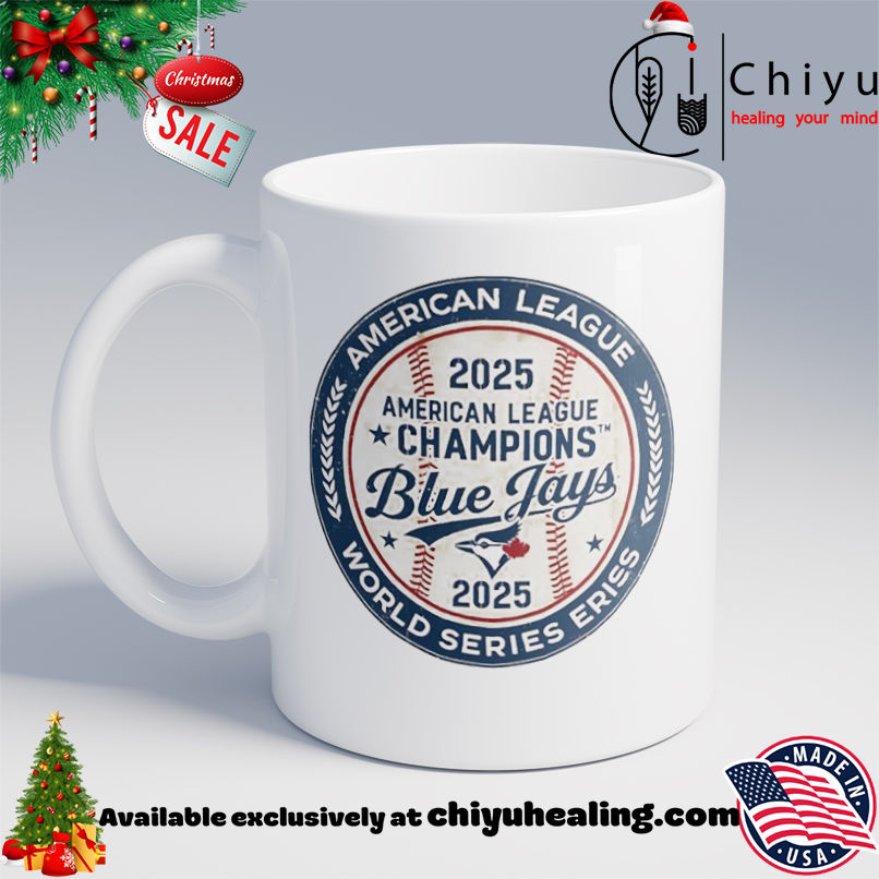 Funny Blue Jays American League Champs 2025 logo shirt, Hoodie, Sweatshirt, Poster Canvas, Mug, Ornaments