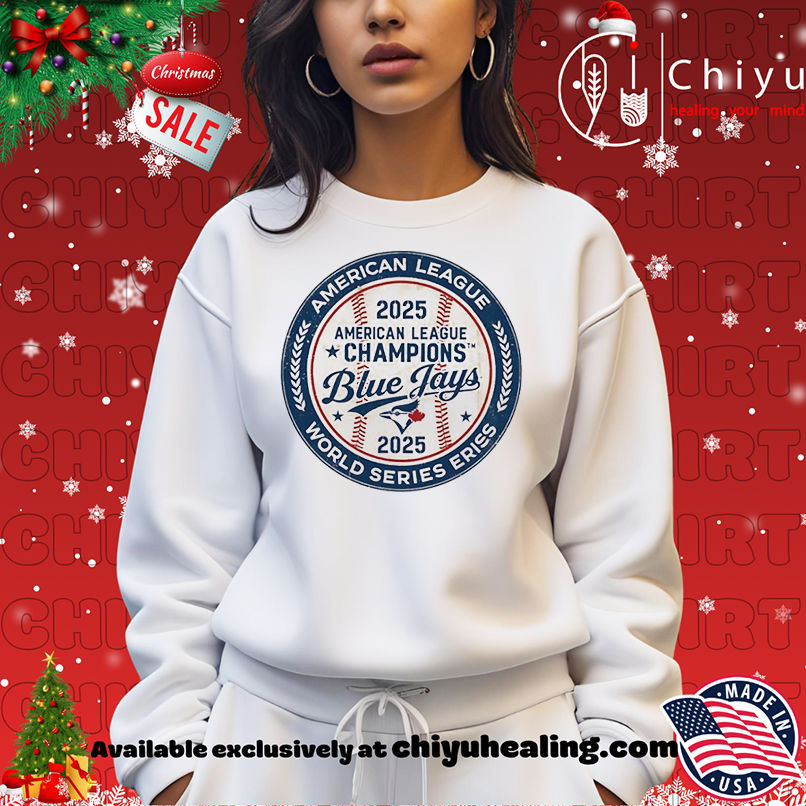 Funny Blue Jays American League Champs 2025 logo shirt Funny Blue Jays American League Champs 2025 logo shirt