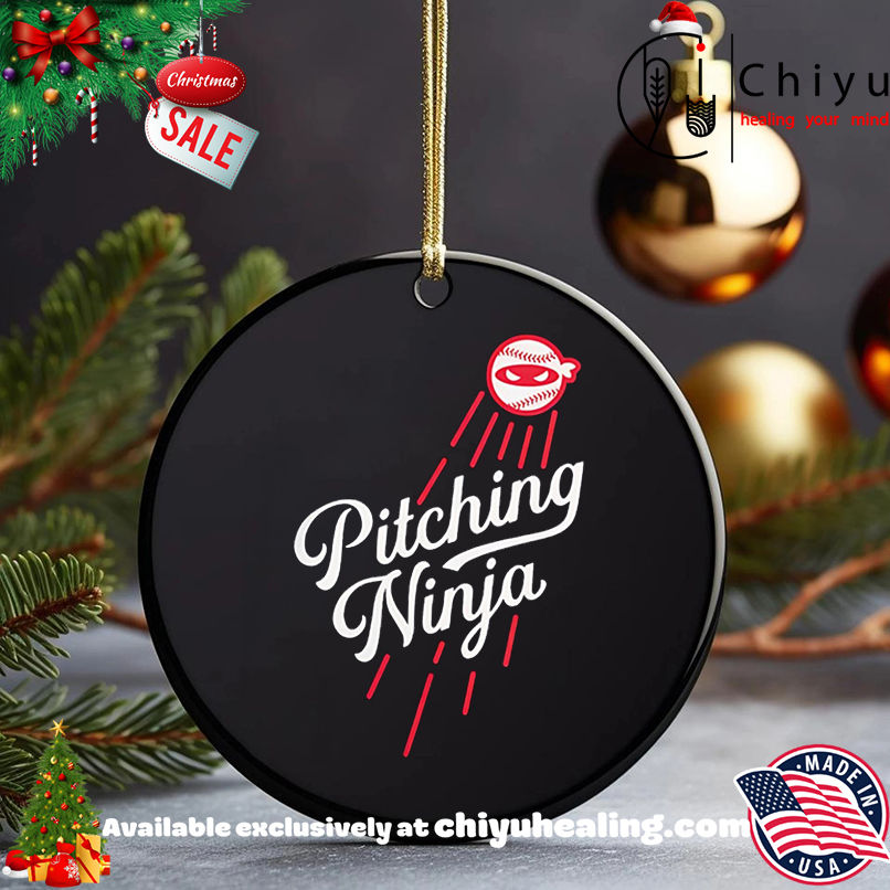 Funny Los Angeles Dodgers Pitching Ninja logo shirt, Hoodie, Sweatshirt, Poster Canvas, Mug, Ornaments